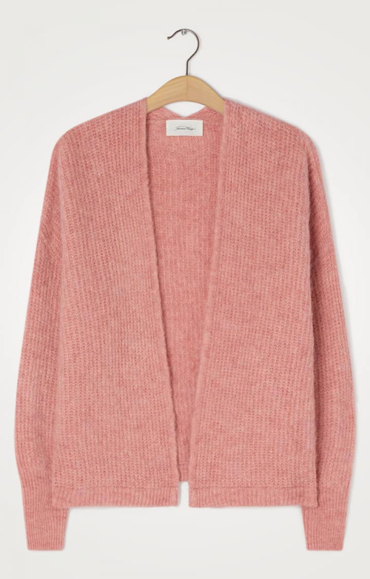 American Vintage East Short Cardigan Tenderness Melange Cocaranti