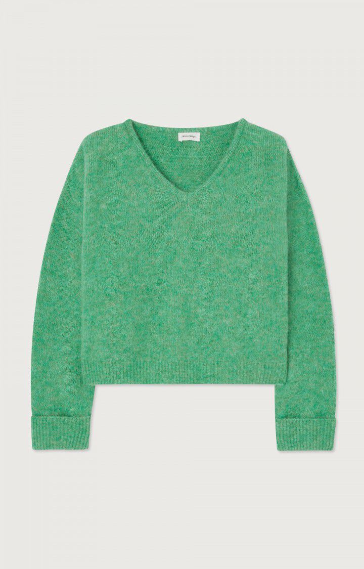 American Vintage EAST18H Palm Tree Jumper melange Cocaranti